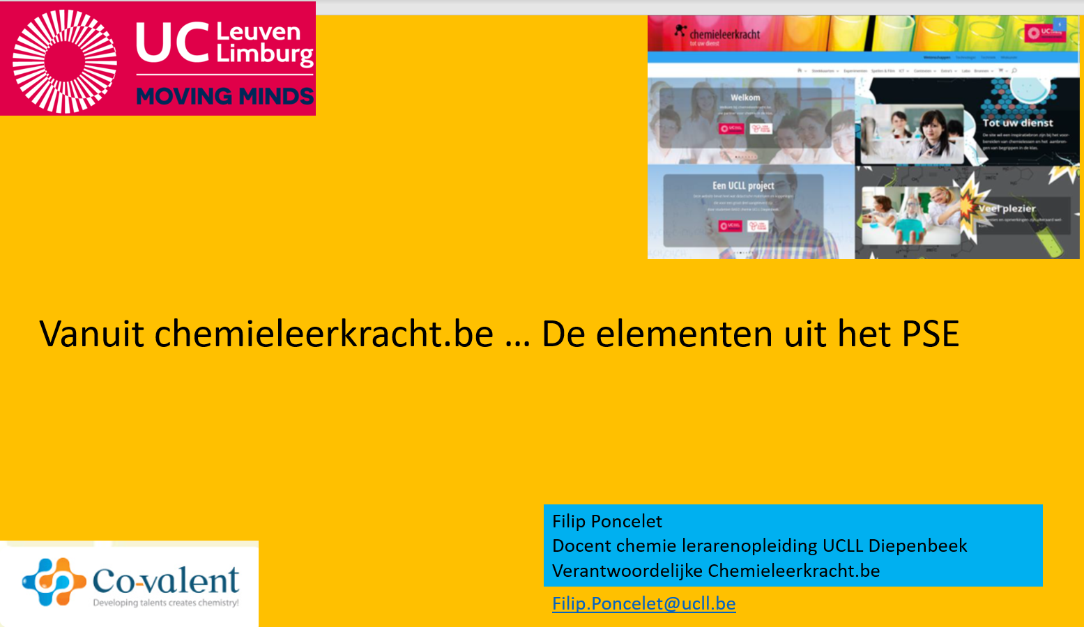 Webinar Steekkaarten De Chemische Elementen — Chemieleerkracht