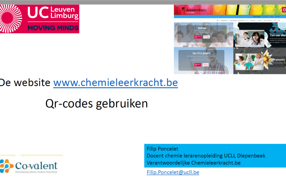 Webinar Gebruik van qr codes in de chemieles