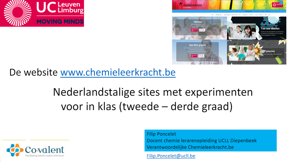 Webinar Nederlandstalige sites met experimenten voor in de klas