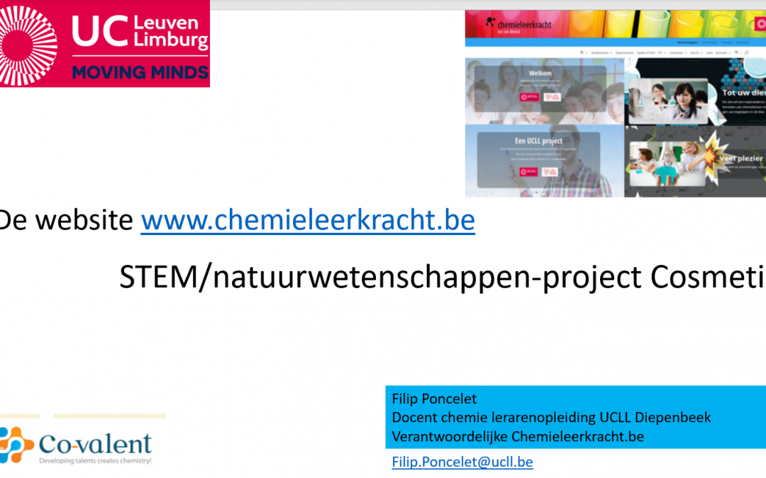 Webinar Project cosmetica chemie-natuurwetenschappen-STEM