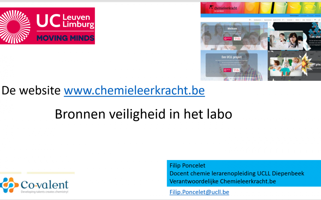 Webinar Bronnen veiligheid in het labo