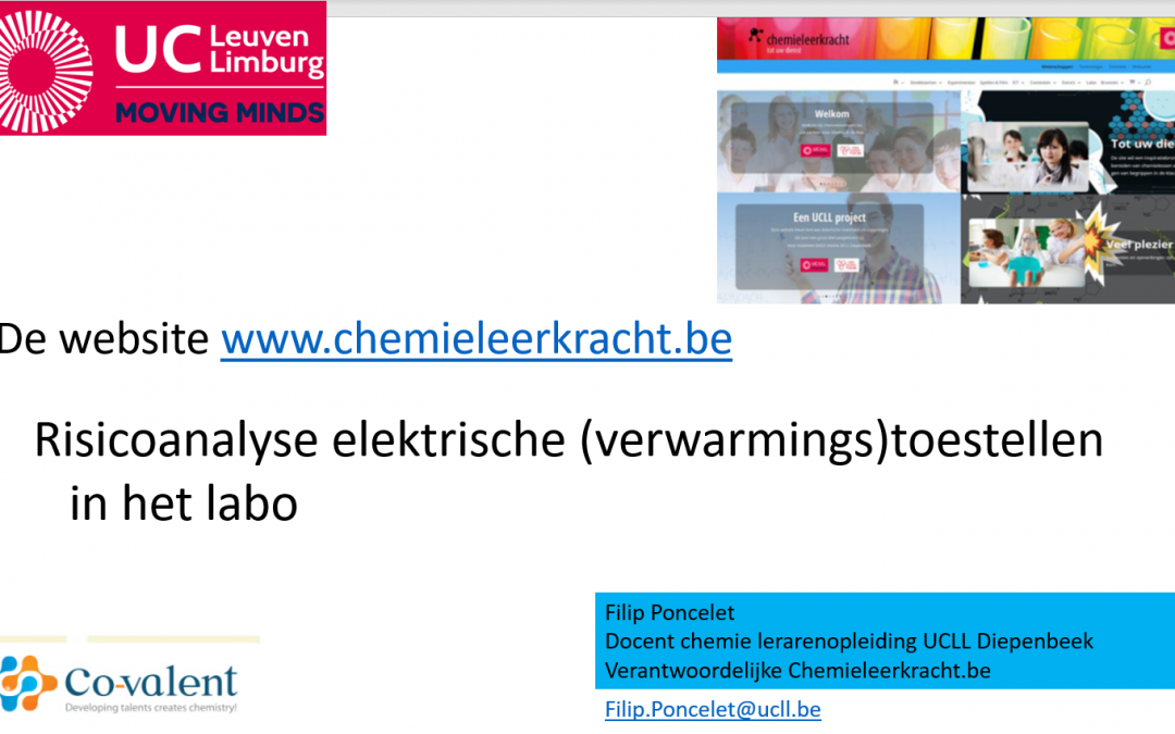 Webinar Risico-analyse elektrische toestellen in labo