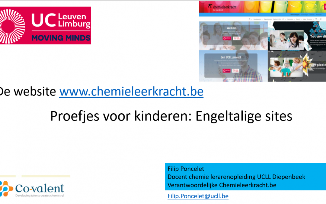 Webinar proefjes voor kinderen Engelstalige sites