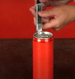 Gallium vs Coca Cola blik