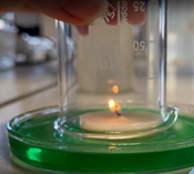 “Kaars drinken” experiment