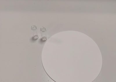 Brander met filtreerpapier