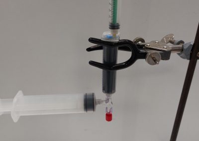 Adsorptie met afzuiging